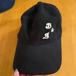 Anine Bing Black Cap with Silver Buckle